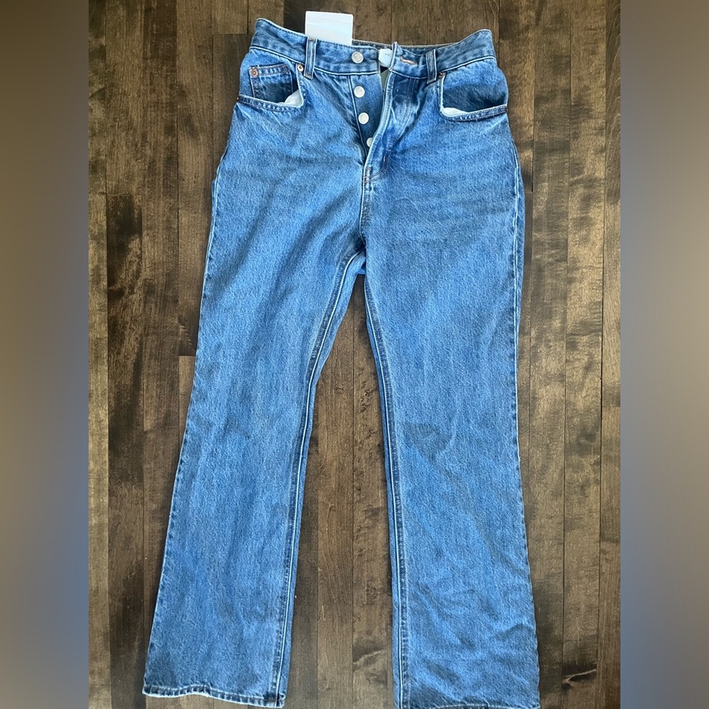 H&M Flare High waist ankle length size 2